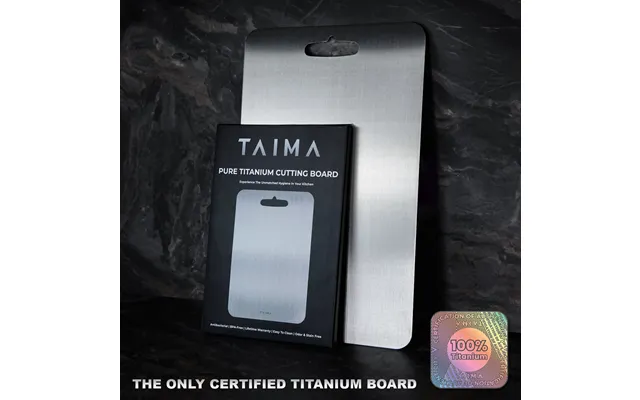 Original Taima 100% Pure Titanium Cutting Board Mat 5 Exclusive Guides