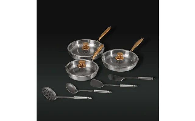Pure Titanium Classic Pan Trio Set 10 Piece