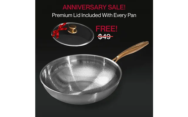 Taima Certified Pure Titanium Wok Pan Pro