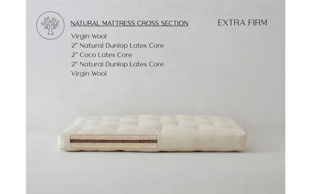 Eastern King Coconut Mattress Extra Firm - Cocopedic By The Futon Shop