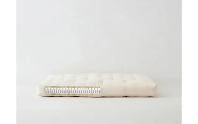 Ecosupport Pure Latex Futon Mattress - Pure Latex Mattress 8 Inch Medium Firm With Micro Coils & Wool