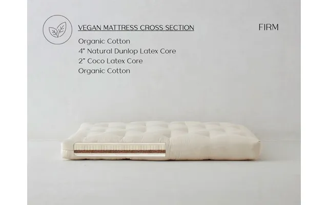Full Double Kapok Coconut Mattress Firm - Vegan Coco Support The Futon Shop