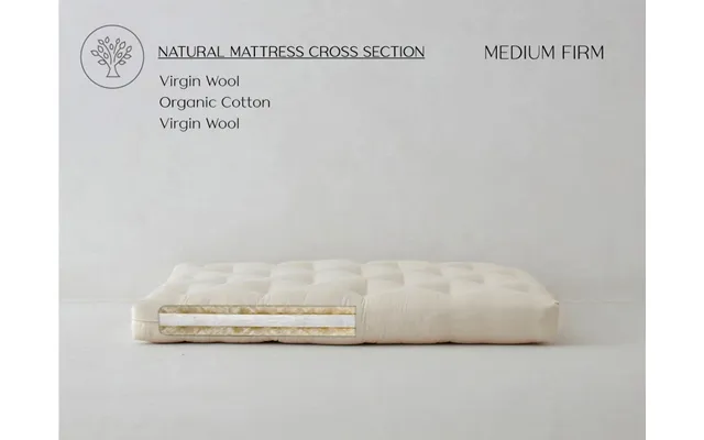 Pure Rest Wool Wrapped Organic Cotton Futon Mattress - By The Futon Shop-full Double-virgin Wool