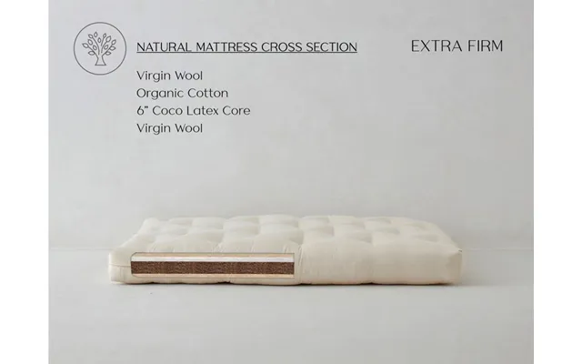 Queen Coconut Mattress Extra Firm - Cocomax By The Futon Shop