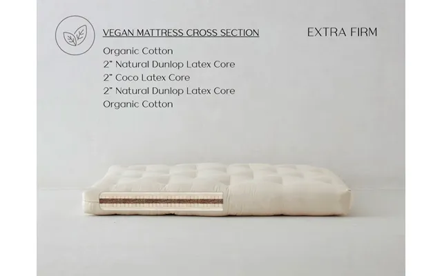 Queen Kapok & Coconut Mattress Extra Firm - Vegan Cocopedic By The Futon Shop