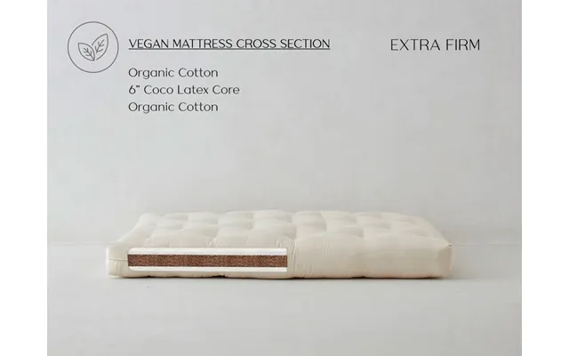 Twin Coconut Bed Mattress Extra Firm - Vegan Cocomax By The Futon Shop