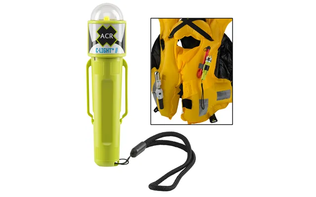 Acr 3963.1 C-light-manual Activated Led Pfd Vest Light With Clip