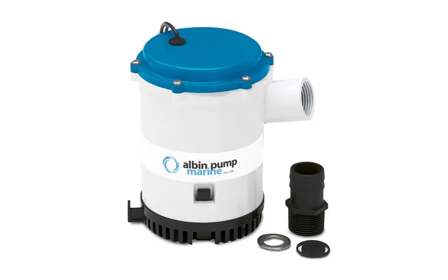 Albin 01-03-013 Bilge Pump Heavy Duty 2250 Gph - 12v