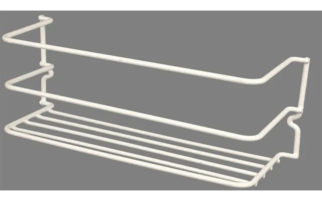 Ap Products 004501 Kitchen Kaddy-white Used For Storing Bottles Cans Jars In Cabinets Screw Mount Vinyl Coated Steel Wir