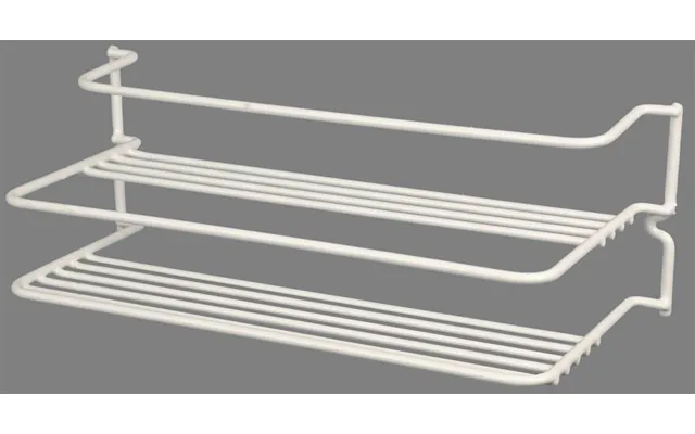Ap Products 004506 Double Spice Rack-white Used To Store Spice Jars In Kitchen 11-1 2 In Length X 4-3 8 In Width X 3-3 4