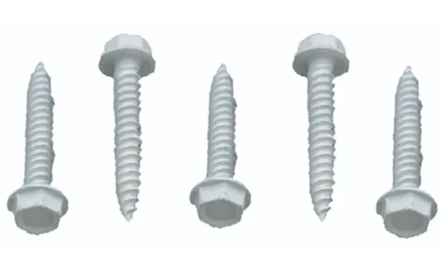 Ap Products 012-tr500w 8 X 1 Hex Washer Head 8 X 1 Whi Self Tapping Sheet Metal Screw 8 X 1 In Length Unslotted Hex Wash