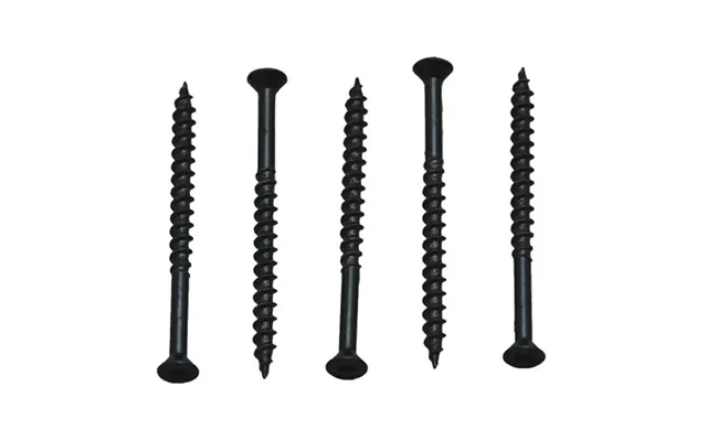 Ap Products 012fsq100b 100pk 8x3ft Recess Screws Wood Screw 8 X 3 In Length Square Recess Flat Head Pack Of 100 Black