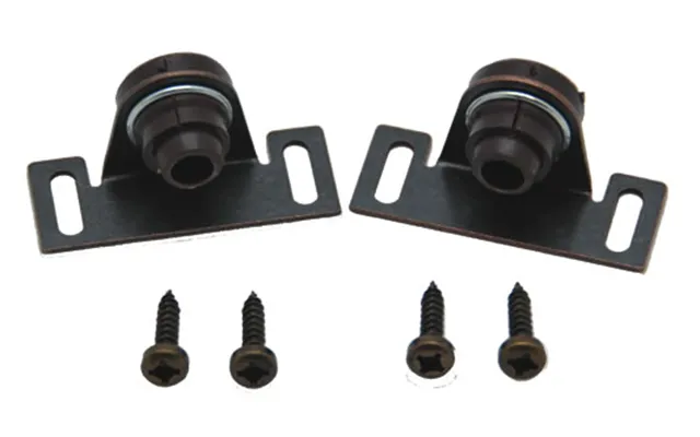 Ap Products 013-037 Bulldog Catch 2 Ctn Use To Keep Cabinet Doors Closed Friction Black Set Of 2