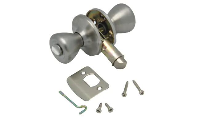 Ap Products 013-202-ss Entry Door Handle Knob Style Handle For Rv Interior Privacy Door Used As Either 3 8 In Or 2-3 4 I