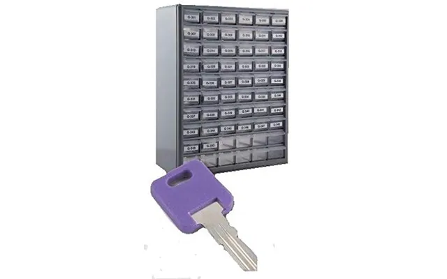 Ap Products 013-690 Global 300 Series Key Bin Cabinet With Drawers 15 In Width X 19 In Height X 7 In Depth Gray With 5 K