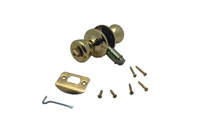 Ap Products 013202 Privacy Lock Set P Brass Knob Style Handle For Rv Interior Privacy Doors Polished Brass With Mounting