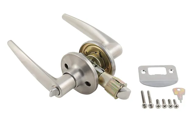 Ap Products 013231ss Lever Privacy Lock-stainless Steel Lever Style Handle For Rv Interior Privacy Door Used As 2-3 8 In