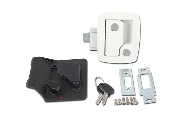 Ap Products 013534 Bauer Travel Trailer Lock - Paddle Style Handle Replacement For Rv Standard Bauer Entry Door Lock Fit