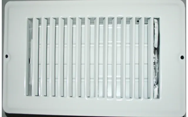 Ap Products 013627 Floor Register 4 In Width X 10 In Length 5-1 4 In Width Overall X 12 Length Overall With Damper White