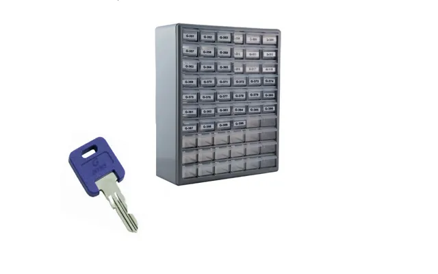 Ap Products 0136901 G-series Key Cabinet W Drawers Cabinet With Drawers 15 In Width X 19 In Height X 7 In Depth Gray Wit