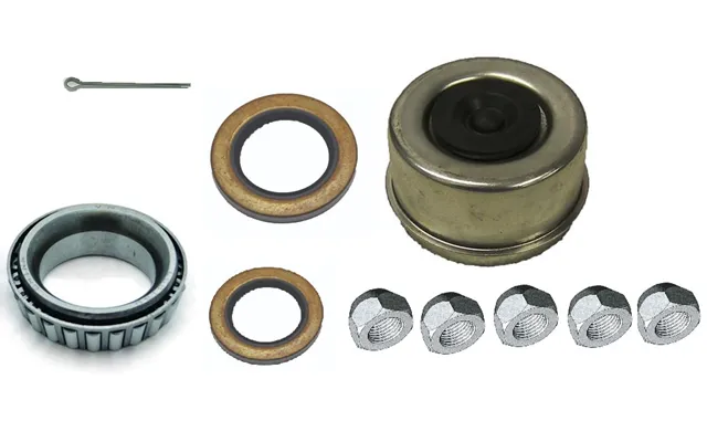 Ap Products 014035122 Trailer Wheel Bearing Fits 3500 Pound Axle Capacity Hub With Dust Cap Cotter Pin Five 1 2-20 In 60