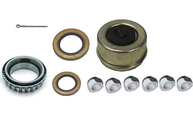 Ap Products 014052122 Trailer Wheel Bearing Fits 5200 Pound Axle Capacity Hub With Dust Cap Cotter Pin Six 1 2-20 In 60 