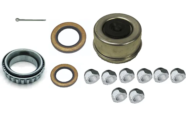 Ap Products 014070122 Trailer Wheel Bearing Fits 7000 Pound Axle Capacity Hub With Dust Cap Cotter Pin Eight 1 2-20 In 6