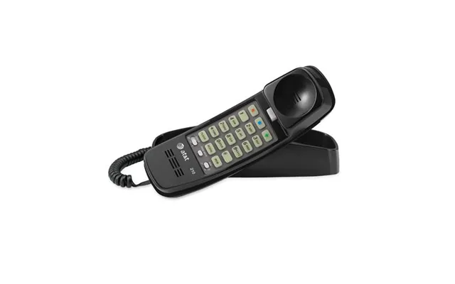 At&t 210 Black Trimline Corded Phone Black
