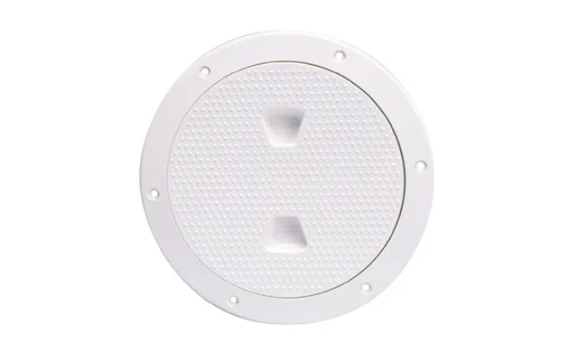 Beckson Dp62-w 6 Inch Non-skid Screw Out Deck Plate White 6.5 Inch Cutout