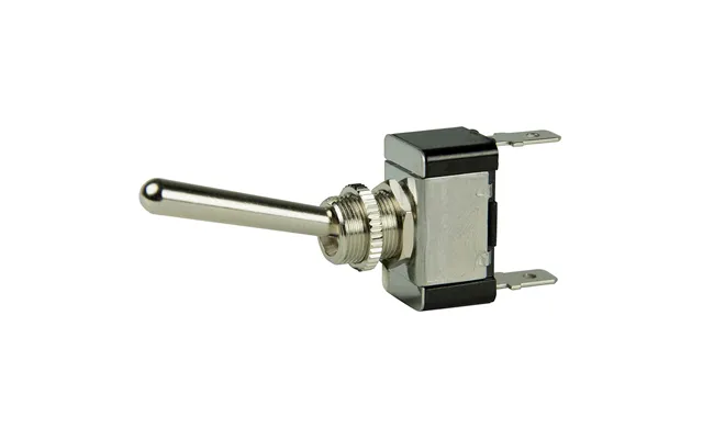 Bep 1002013 Spst Chrome Plated Long Handle Toggle Switch - On Off