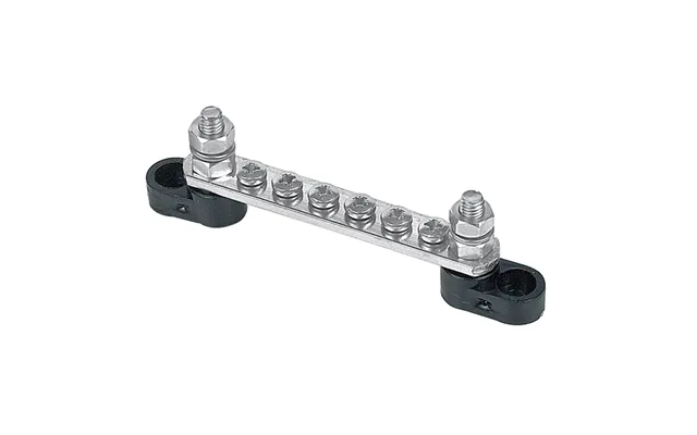 Bep Bb-6w-2s Dsp Pro Installer Bus Bar 6 Way 100a 2 Studs Red Blk Cover
