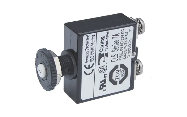 Blue Sea 2131 Push Button Reset Only Screw Terminal Circuit Breaker - 7 Amps