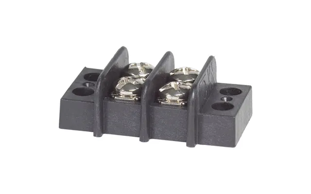 Blue Sea 2402 Terminal Black 20 Ampere 2 Circuit