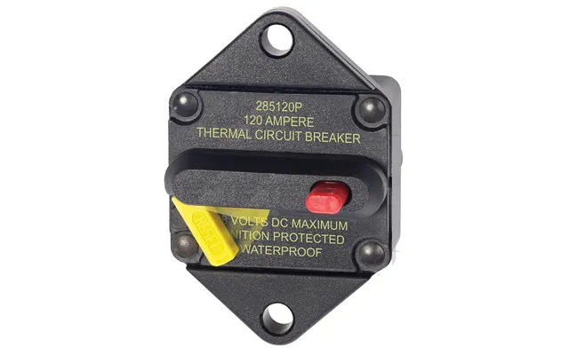 Blue Sea 7088 120 Amp Circuit Breaker Panel Mount 285 Series