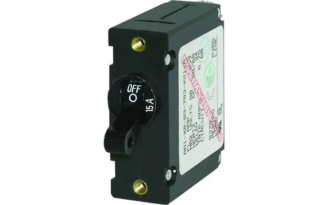 Blue Sea 7208 Ac Dc Single Pole Magnetic World Circuit Breaker - 15 Amp