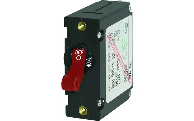 Blue Sea 7225 Ac Dc Single Pole Magnetic World Circuit Breaker - 40 Amp