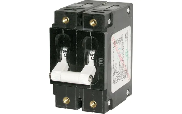 Blue Sea 7256 C-series Double Pole Circuit Breaker - 80a