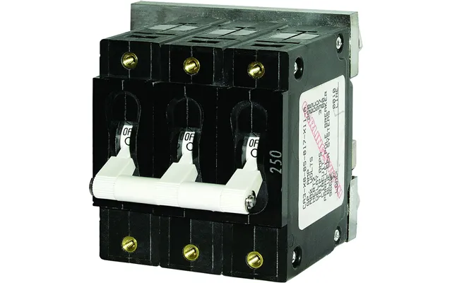 Blue Sea 7289 C-series Triple Pole Circuit Breaker - 80a