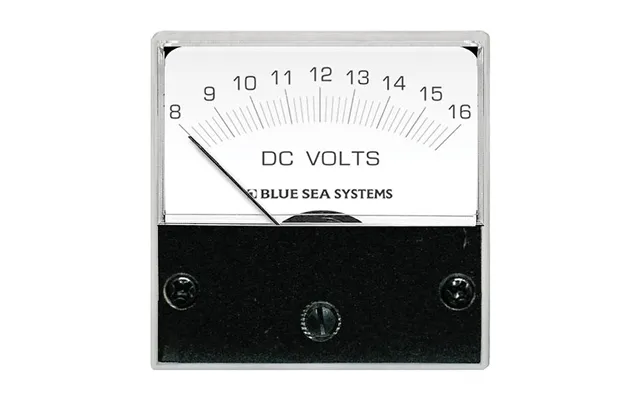 Blue Sea 8028 Dc Analog Micro Voltmeter - 2 Inch Face, 8-16 Volts Dc