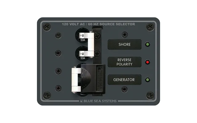 Blue Sea 8061 Ac Toggle Source Selector 120v Ac 50a