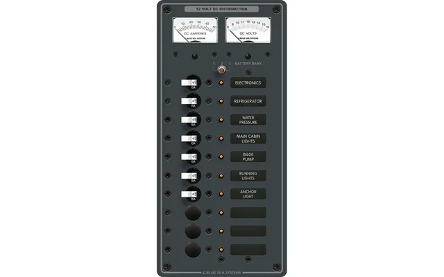 Blue Sea 8082 Dc 10 Position Toggle Branch Circuit Breaker Panel