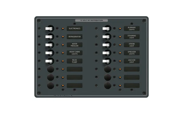 Blue Sea 8377 Panel Dc 16 Position