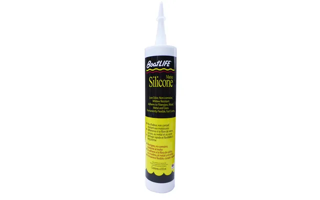 Boatlife 1152 Silicone Rubber Sealant Cartridge - Black