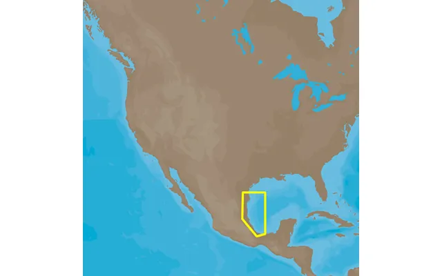 C-map Na-d946 4d Brownsville - Tx To Coatzacoalcos