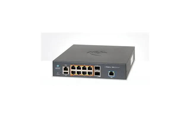 Cambium Networks Mx-ex2010pxa-u Cnmatrix Ex2010-p Intelligent Ethernet Poe Switch 8 1g And 2 Sfp Fiber Ports - Usa Power