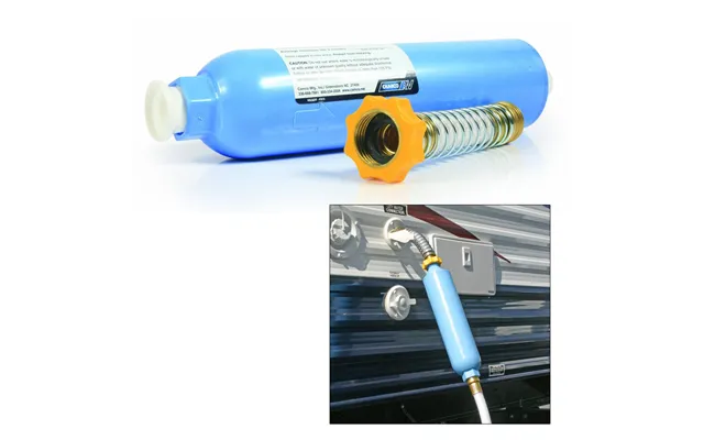 Camco 40043 Tastepure Kdf Carbon Water Filter With Flexible Hose Protector