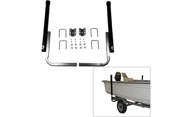 C.e. Smith 27626 40 Inch Pvc Post Guide-on With Unlighted Posts - Black