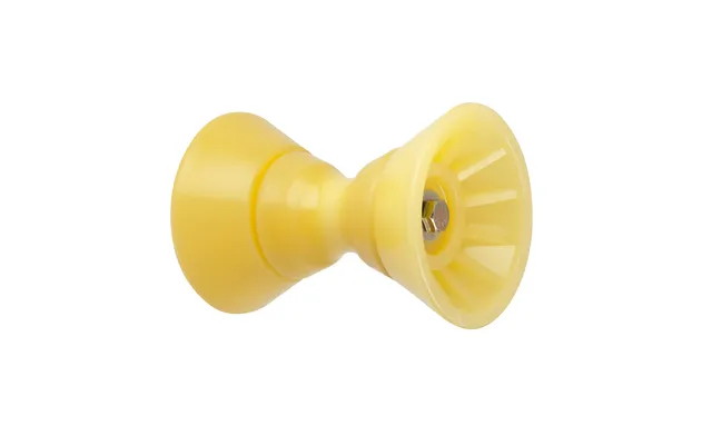 C.e. Smith 29301 4 Inch Bow Bell Roller Assembly Yellow Tpr