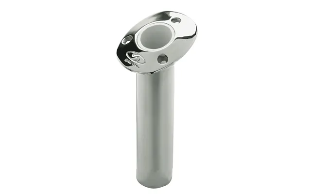C.e. Smith 53671a Flush Mt Rod Holder Silver Stainless 9 Inch Dep 15 Deg