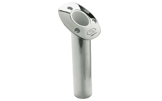 C.e. Smith 53672a Flush Mt Rod Holder Silver Stainless 9 Inch Dep 30 Deg